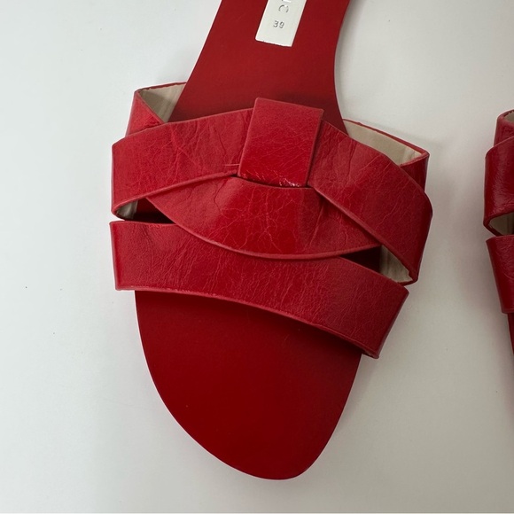 Zara basic women’s red sandals size 39 - Picture 14 of 15